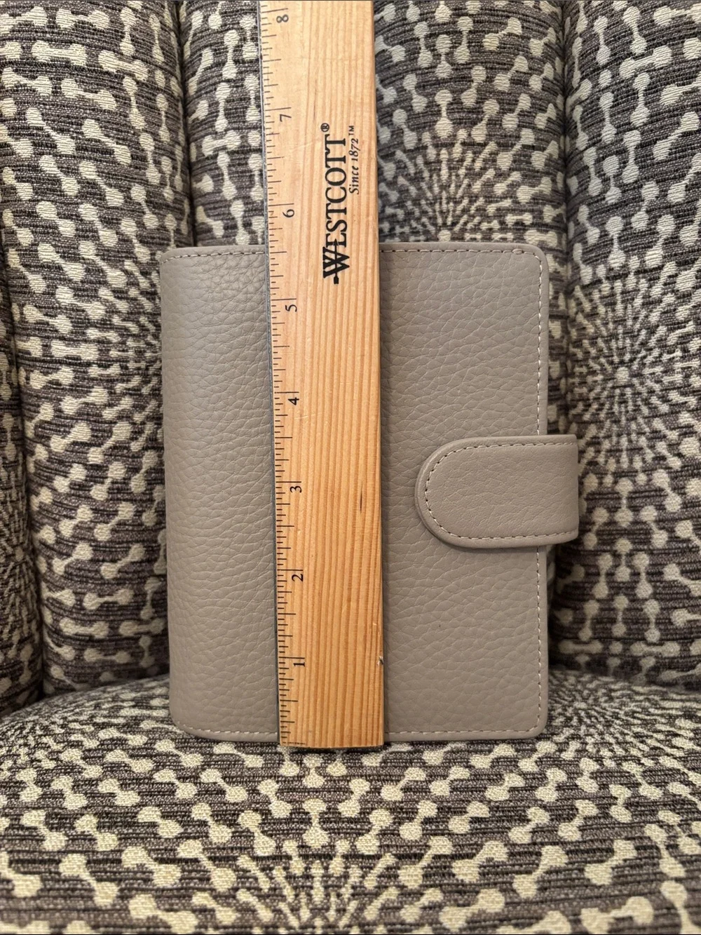 Filofax Pocket Norfolk Rings Planner Organizer Leather New Color: Taupe